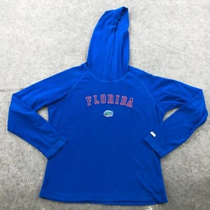 Florida Gators Pullover Womens Large Blue Embroidered Spell Out Hooded Fleece * - Picture 1 of 13