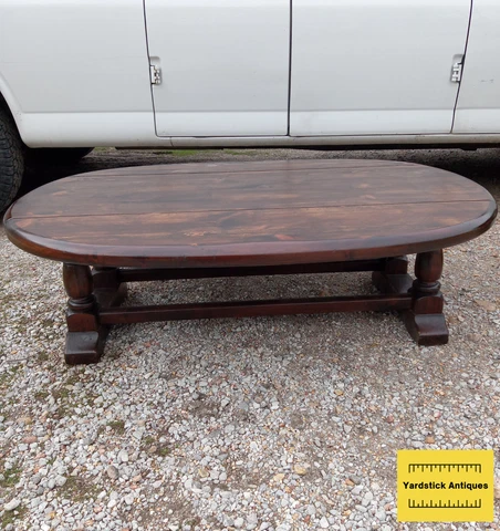 Mid Century Ethan Allen Old Tavern Pine Dropleaf Coffee Table(JLC-(CT-98)(EA-49) Cover