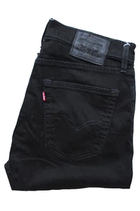 Levi's 512 Slim Tapered Big E Herren Jeans W32 L30 Jet Black Stretch LEVH534 - Bild 1 von 12