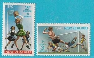 Nouvelle Zélande de 1970 ** MNH MiN° 543-544 santé basket football - Photo 1/1