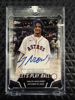 2024 Topps Series 2 CJ Stroud Auto 🔥 SP 🔥 Astros/Texans - Image 1 of 2