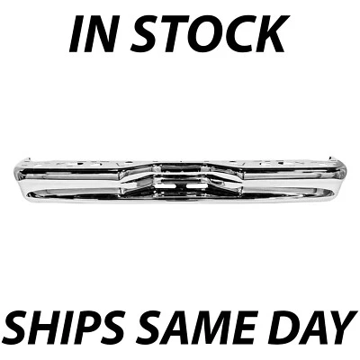 NEW - Chrome Steel Rear Step Bumper Face Bar for 1992-2014 Ford Econoline Van — 第 1/4 张图片