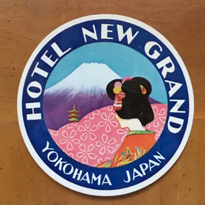 Hotel Luggage Label | Hotel New Grand Yokohama Japan | MINT - Picture 1 of 1