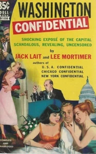 Dell Book D108 Washington Confidential by Jack Lait and Lee Mortimer Vintage - Picture 1 of 2
