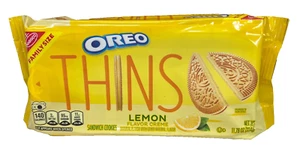 Nabisco Oreo Thins Lemon Sandwich Cookies 11.78 oz - Picture 1 of 1