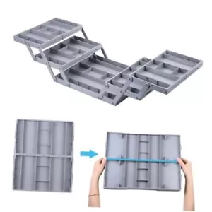 Shallow Drawer Storage Organizer, Bathroom Drawer Organizer Trays for Makeup - Picture 1 of 8