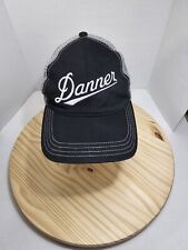  Danner Hat Cap Snap Back Mesh Trucker Front Patch Richardson Black And Gray 