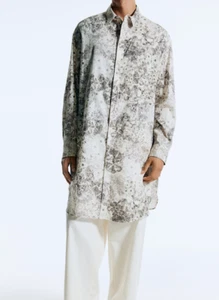 Anamika Khanna X H&M Floral Print Cotton Shirt Kaftan Dress Size M Medium New - Picture 1 of 14