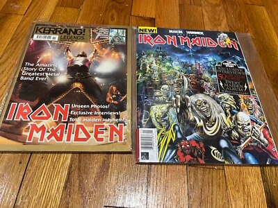 Kerrang Legends #2 Collectors Iron Maiden 2002 Rock Hammer 1st Edition Eddie LP - Image 1 of 4