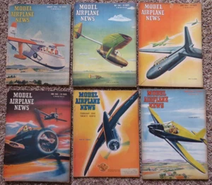 1946 MODELL FLUGZEUG NEWS Magazin Menge 6er Set - Bild 1 von 5