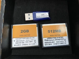 WMS  FAR EAST FORTUNES DELUXE SOFTWARE AND  DONGLE BB3 LAP GAME - Picture 1 of 1