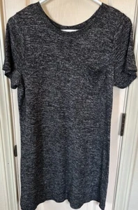 Abercrombie & Fitch Womens Small Black & Gray Short Sleeve T-shirt Dress - Picture 1 of 4
