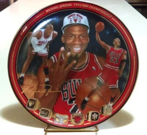Michael Jordan 1993 Championship collectors plate With COA - Picture 1 of 5