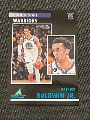 PATRICK BALDWIN JR. 2022-23 Panini Chronicles PINNACLE TEAL PARALLEL SP ROOKIE - Image 1 of 4