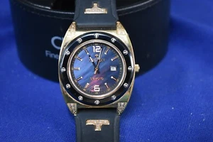 Rare Croton Diamond Case Limited Edition MOP Dial 42mm Quartz 24 Diamonds New - Picture 1 of 6