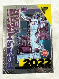 2022-23 Panini Flux Freshman Year Jaden Ivey Rookie 10 Detroit Pistons