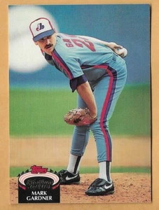 MARK GARDNER MONTREAL EXPOS #42 - TOPPS STADIUM CLUB CASI NUEVO-MT 1992 - Imagen 1 de 2