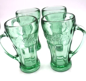 Vintage Libbey Coca-Cola Becher, grün, OVP, 4er Set, 14,5 oz - Bild 1 von 11