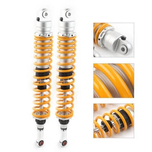 Fit Honda Yamaha Suzuki 445mm 17.5" Motorcycle ATV Air Shock Absorber Damper - Picture 1 of 10