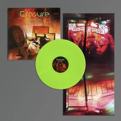 ERASURE- Day-Glo, Based on a True Story LP (NEW** 2022 Green Coloured Vinyl) - Image 1 of 4