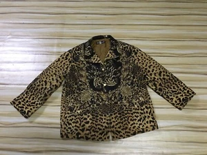 VINTAGE ROBERTO CAVALLI DENIM JACKET - Picture 1 of 2