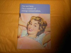 Cuaderno (nuevo) I'M NOT LAZY. I'M A MASTER OF ENERGY CONSERVATION. - Imagen 1 de 1