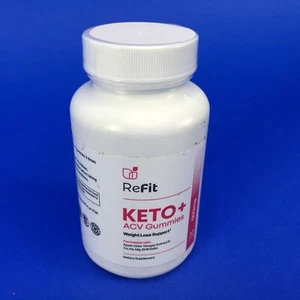 Refit Keto + ACV Weight Loss Support 500mg 30 Gummies - Picture 1 of 7