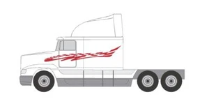 SEMI #S-714 DECAL VINYL CHECKERED VAN VEHICLE TRAILER  CROSS OVER SUV TRUCK AUTO - Picture 1 of 3