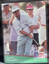 1991 PGA Tour Pro Set Gene Sauers #13 Georgia Southern Deposit Guaranty Classic