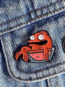 American Dad - Klaus Heisler Large Goldfish Enamel Pin - Excellent Condition - Picture 1 of 3