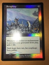 SCRAPHEAP Urza's Legacy FOIL 1999 MAGIC THE GATHERING MTG HQ. Images NP 💥