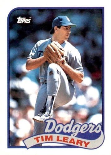 1989 Topps  #249   Tim Leary    Pitcher   Los Angeles Dodgers  FREE shipping - Image 1 of 1