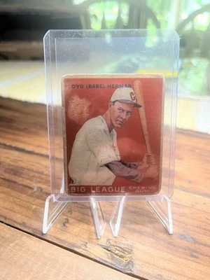 1933 Goudey #5 Floyd Babe Herman Chicago Cubs - Image 1 of 2