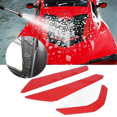 Red For 2020-2025 Corvette C8 Car Wash Vent Rear Dry Bay Blocks Covers Rubber US - Image 1 of 4