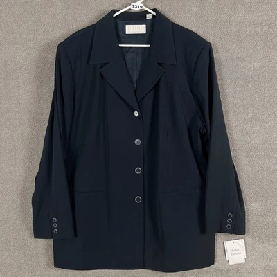 Blazer Mujer Colección Elisabeth 22 Azul Marino Elementos Urbanos Forrado Chaqueta de Carrera Foto 1 de 4