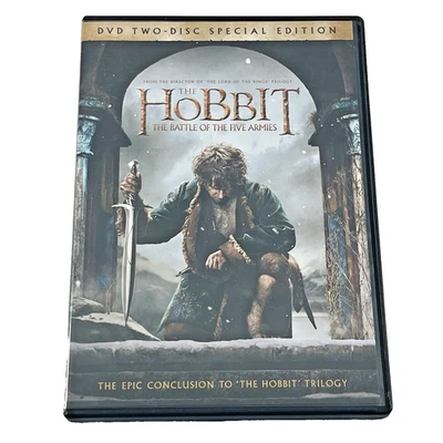 The Hobbit Battle of the Five Armies DVD 2-Disc Special Edition Fantasy Foto 1 de 4