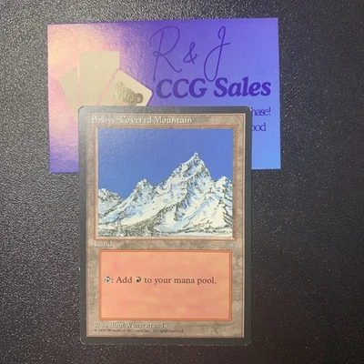 MTG - Snow-Covered Mountain - Ice Age - lightly Played - Image 1 of 2