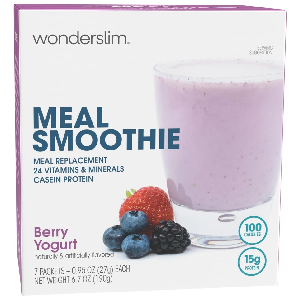 WonderSlim Low-Carb Meal Replacement/Diet Weight Loss Smoothie/High Protein Mix