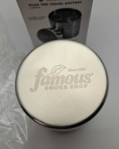 Road Trip Travel Ashtray Famous Smoke Shop Metal Ashtray - Picture 1 of 11