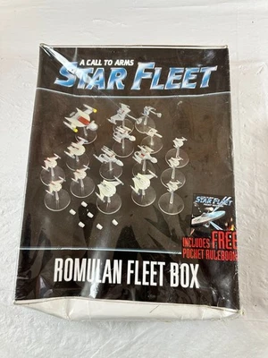 Caja Flota Romulana Flota Estelar Llamada a las Armas con 6 Lanzaderas y Libro de Reglas de Bolsillo Foto 1 de 4