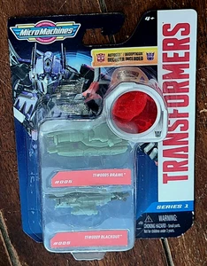 Transformers 2pk #005 Micro Machines 2022 Series 1: BRAWL & BLACKOUT w/Decoder - Picture 1 of 2
