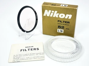 Vintage Nikon 52mm L1A Screw In Mount Filter Open Box Mint Condition - Picture 1 of 10