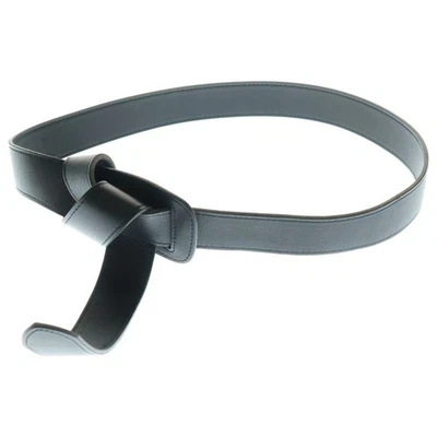 Cinto de cintura Hermes □K estampado couro preto nó feminino usado 9481c0f193ded0cbc36fe - Imagem 1 de 4