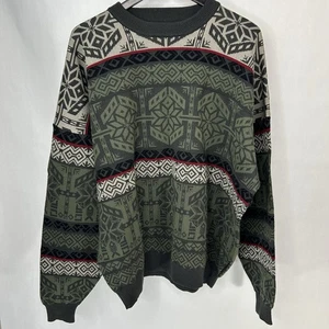 Vtg Obermeyer Winnipeg Crewneck Wool Blend Sweater Mens 2XL Euc - Picture 1 of 10