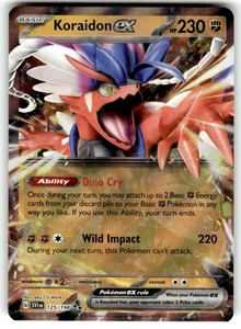 SV01: Scarlet & Violet Base Set #125/198 Koraidon ex NM - Picture 1 of 2