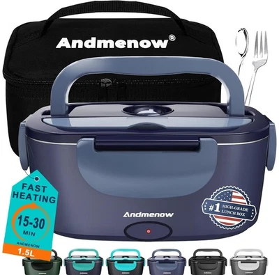 Fiambrera Eléctrica para Adultos - Calentador de Alimentos Portátil, Fiambrera Calefacción 1.5L para... Foto 1 de 4