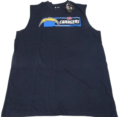 Los Angeles Chargers Mens Big & Tall XL-2XL-4XL-5XL-6XL Tank Top Muscle Shirt - Image 1 of 4