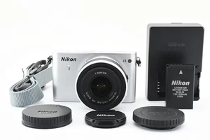 Nikon 1 J3 Silver 14.2 MP Mirrorless Digital Camera Lens Kit Used From Japan - Picture 1 of 6