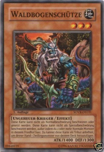 Yu-Gi-Oh 3x Waldbogenschütze - - - SOVR - Bild 1 von 1