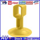 2pcs Doorknob Wall Mute Crash Pad Cushion Door Handle Silencer (Yellow)